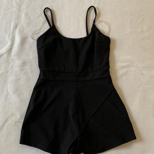 Black Short Romper